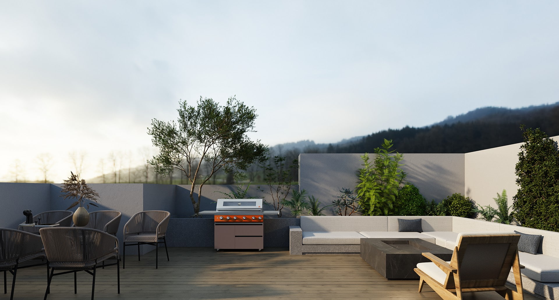 Gerobak BBQ Luar Ruangan 42